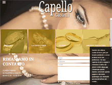 Tablet Screenshot of capellogioielli.it